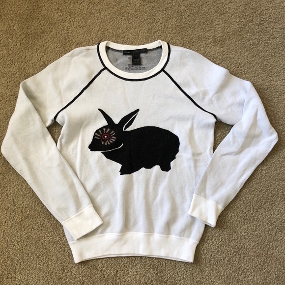 Marc By Marc Jacobs Tops - Marc by Marc Jacobs signature rabbit sweatshirt S